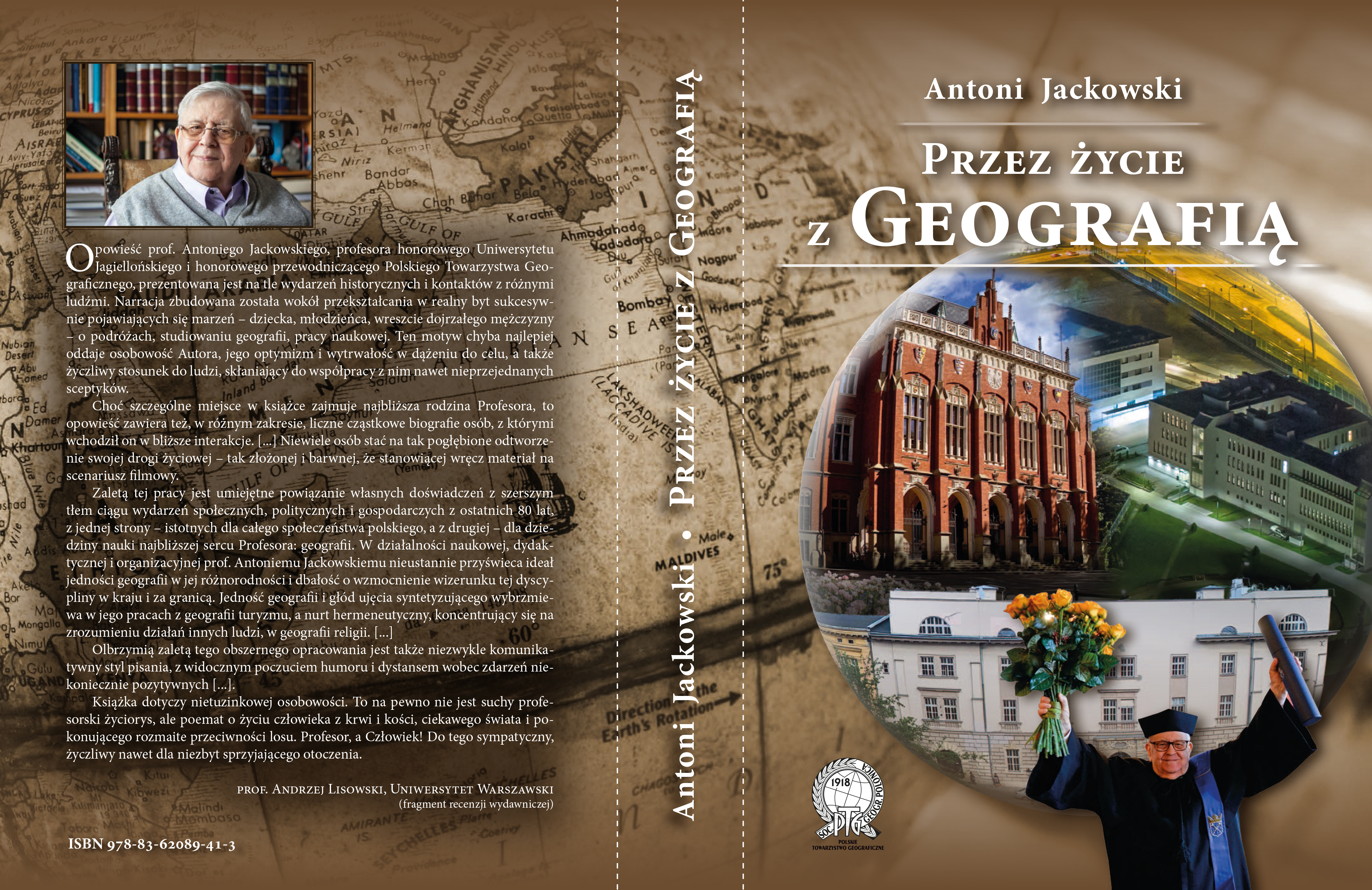 Okładka książki "Przez życie z geografią"