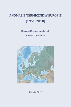 Anomalie termiczne w Europie (1951-2010)